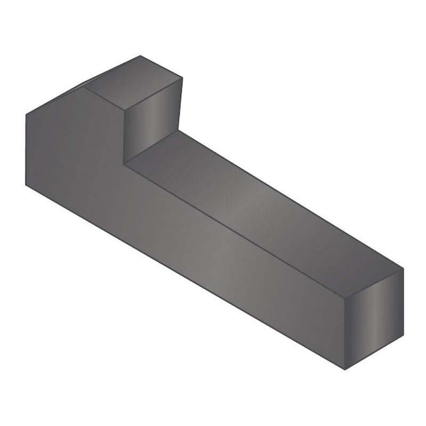 Huyett Tapered Gib Head Machine Key, Tapered Gib End, Carbon Steel, Plain, 1-1/2 in L, 5/16 in Sq GIB-0312-1500 - main